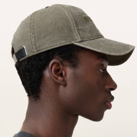 All Saints Green Logo Print Baseball Cap - Picture 3 of 8